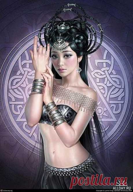 Gallery.ru / Фото #37 - Картинки для декупажа.Экзотика. - larisaros