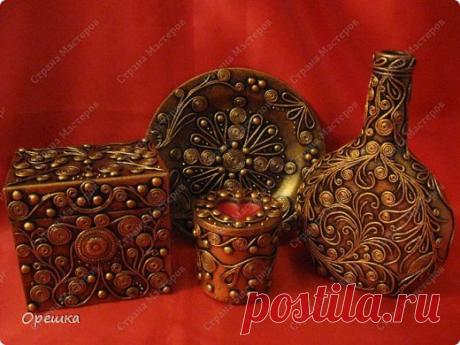 Пейп- арт тарелочка и весь наборчик.