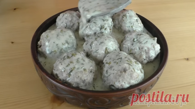 Польские хозяйки обожают этот рецепт! Фрикадельки в укропном соусе