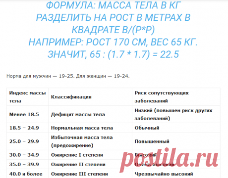 Профессиональные таблицы соотношения веса и роста! очень полезная таблица. Больше не худей! | Огненные новости