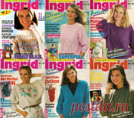 Ingrid - Stricken-Handarbeitshefte aus 1991 zur Auswahl | eBay