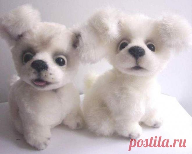 Забавный щенок. МК