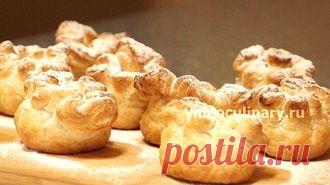 Розанчики с творогом – Рецепт выпечки от Бабушки Эммы