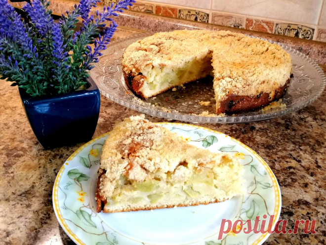 Быстрый ПИРОГ с ЯБЛОКАМИ без вымешивания и Миксера!ВКУСНАЯ, ДОМАШНЯЯ Выпечка! | Кухня ̶н̶е̶Умелой хозяйки | Яндекс Дзен