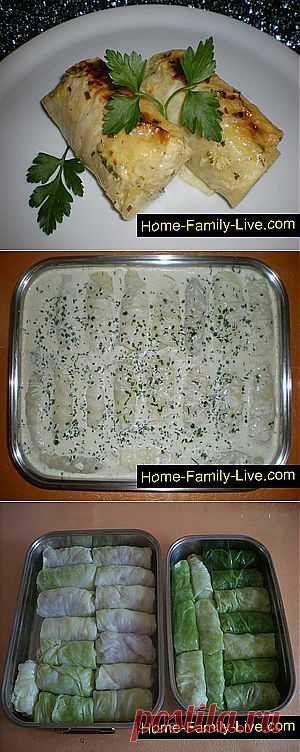 Кулинарные рецепты Голубцы в сметанном соусе &raquo; Кулинарные рецепты