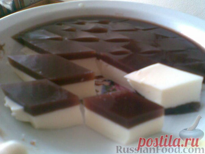 Рецепт: Желе "Пташине молоко" ("Птичье молоко") на RussianFood.com