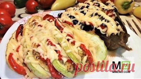 Запеченные овощи в духовке в виде веера.