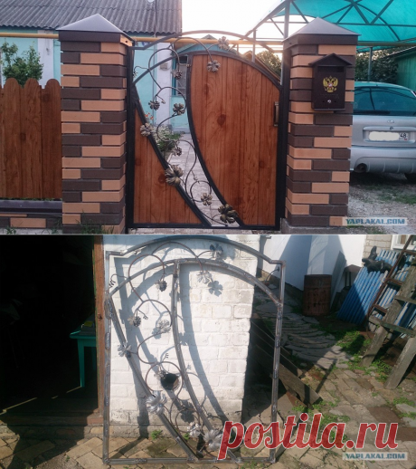 Прикольная калитка своими руками