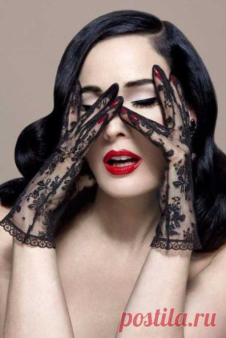 Dita Von Teese Debute Glove Collection