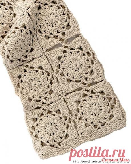 Ажурный жакет из квадратных мотивов. Крючок. - ВЯЗАНАЯ МОДА+ ДЛЯ НЕМОДЕЛЬНЫХ ДАМ - Страна Мам