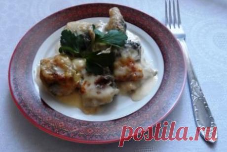 рыба запеченная в сметане. | Домашняя еда