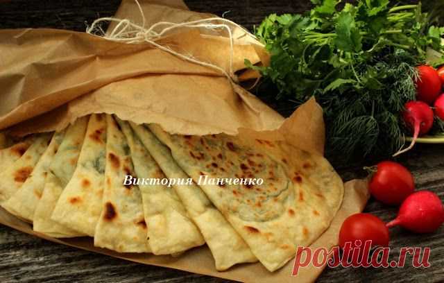 ПОБЕДА ВКУСА : Кутабы с зеленью "Пять трав".
