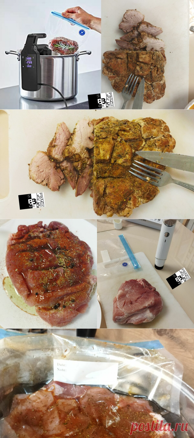 5 шагов правильно приготовить мясо методом Sous vide | BerezaBurg дом, сад, огород, кухня | Дзен