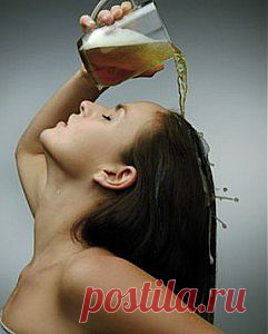 Пиво для волос.