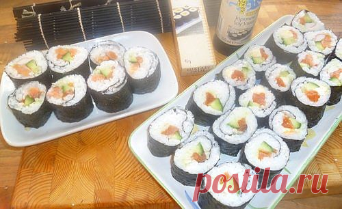 ЯПОНСКАЯ КУХНЯ ДЛЯ ВАШЕГО ЗДОРОВЬЯ. МОИ СУШИ.