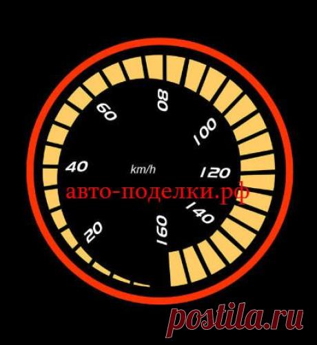 Как сделать спидометр на светодиодах из шагового двигателя