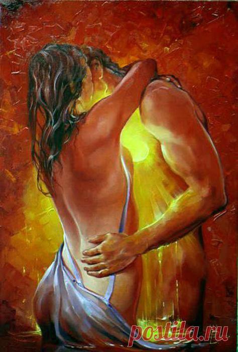 Любовь не каждому даётся — 
Вас сам Господь поцеловал… 
Не бойтесь отдавать — вернётся, 
Делитесь тем… что он Вам дал...