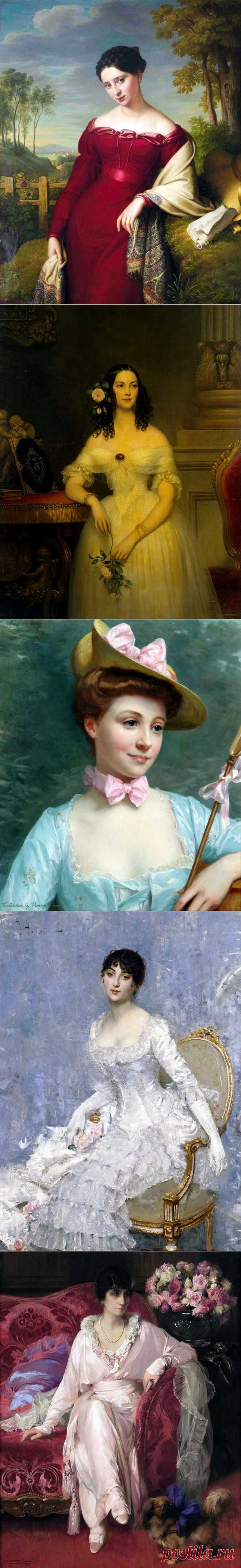 Нет в этом мире ничего красивей чарующего женского лица... | Портретный вернисаж.