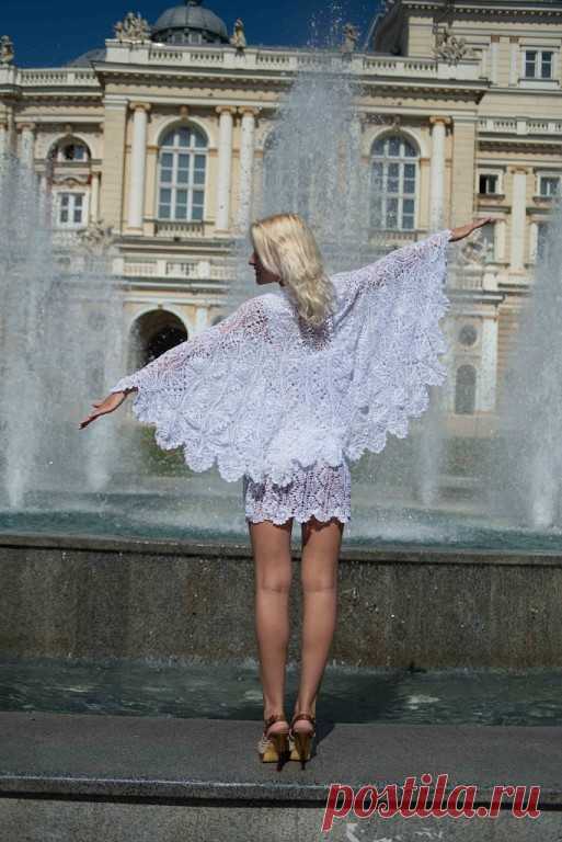 Ручная работа, вязание крючком, для торжественных событий, свадеб, концертов. Вы будете Единственная и неотразимая!! все платья связаны из ниток Х/Б - узоры - разные и неповторимые - Ни один узор ни в одном платье - БОЛЬШЕ НЕ ПОВТОРЯЕТСЯ!!! ВЫ будете " АНГЕЛОМ"!! - на любом торжестве!! все платья выполнены в ЕДИНСТВЕННОМ ЭКЗЕМПЛЯРЕ!!!
Рекомендации по уходу: стирайте в любых порошках, отбеливателях, каждый элемент заменяем, гладить не рекомендую