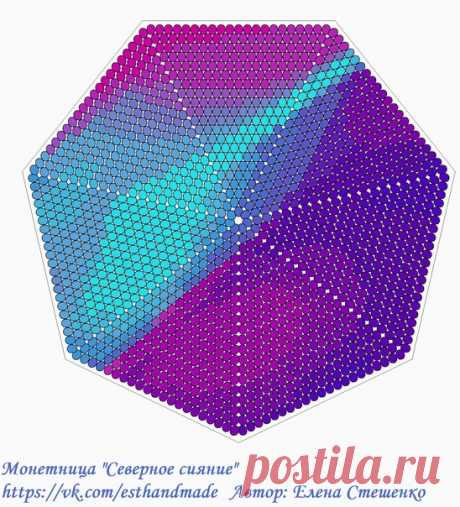 Монетница "Северное сияние" на 21 бисерины в клине (7 клиньев)

Файлы с цепочкой набора даны сразу на всю монетницу.
Вязать монетницу необходимо с петлёй подъёма.

Показать полностью...