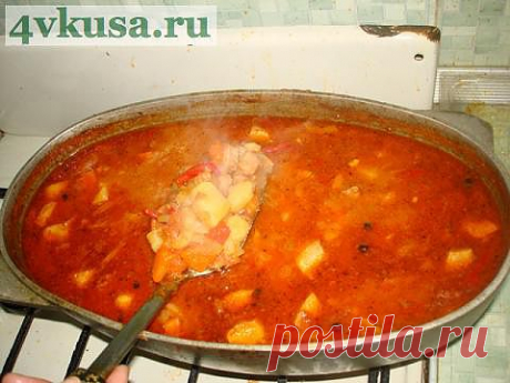 Суп-гуляш по венгерски | 4vkusa.ru