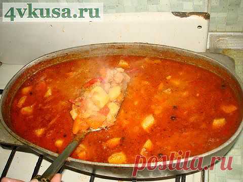 Суп-гуляш по венгерски | 4vkusa.ru