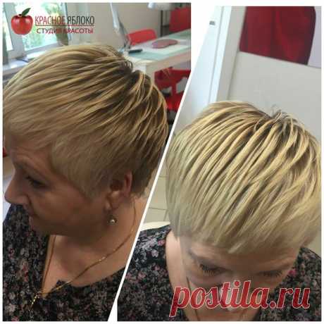 Милые👸🌷 дамы, любительницы коротких✂ стрижек! Спешите🏃 записаться📠 к Лейле м.Пролетарская