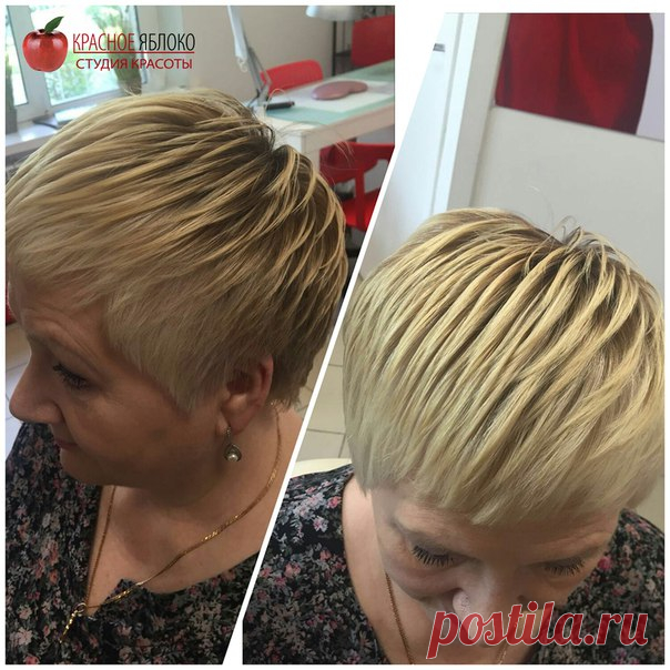 Милые👸🌷 дамы, любительницы коротких✂ стрижек! Спешите🏃 записаться📠 к Лейле м.Пролетарская