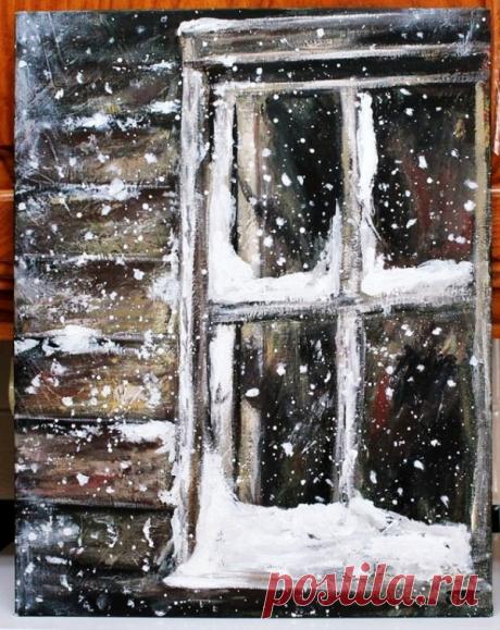 Original-Winter-Paintings-on-Canvas-1.jpg (600×755)