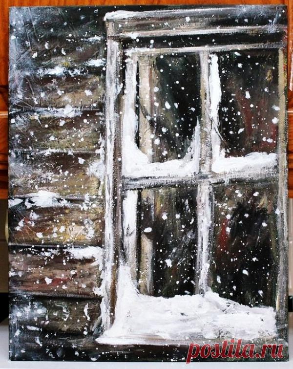 Original-Winter-Paintings-on-Canvas-1.jpg (600×755)