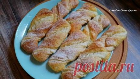 Нежные творожные завитушки с начинкой. Мягкие и воздушные, очень вкусные | Готовим Очень Вкусно! Пульс Mail.ru