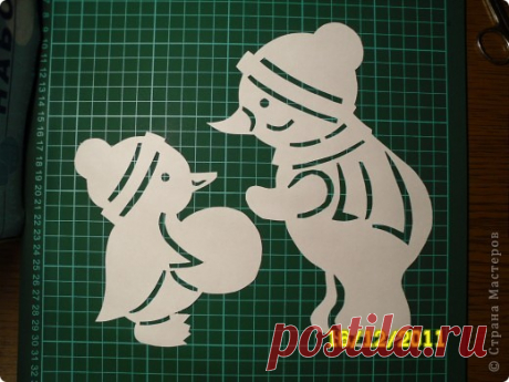 Снеговички резные.