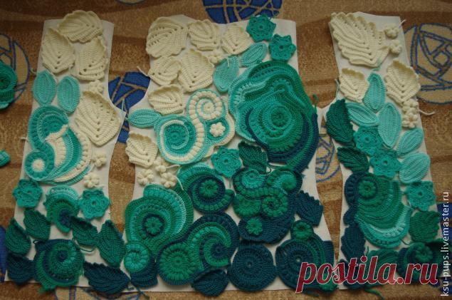 Жакет в технике фриформ. Часть 3 - Ярмарка Мастеров - ручная работа, handmade