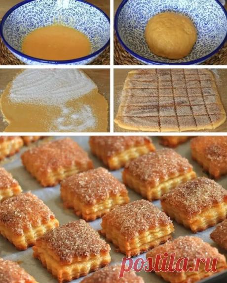 Печенье вкуснее, чем торт Наполеон: даже крем не нужен. Самый простой рецепт.
Я обожаю рецепты, которые просты в приготовлении, но удивляют своим вкусом. Это слоёное печенье как раз из таких!
Ингредиенты для слоеного печенья:  
- кефир — 60 мл;  
- сахар — 1 ст. л.;  
- яйцо — 1 шт.;  
- сливочное масло — 120 г;  
- мука — 260 г;  
- разрыхлитель — 1 ч. л.;  
- соль — щепотка.  

Ингредиенты для начинки:  
- сахар — 50 г;  
- кокосовая стружка — 50 г.  

Приготовление слое...