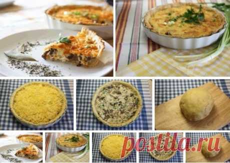 Вкусный и безумно сытный Пирог Курино-грибной жульен  / Западло