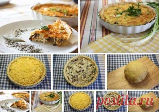 Вкусный и безумно сытный Пирог Курино-грибной жульен  / Западло
