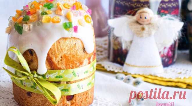 Итальянский пасхальный кулич.