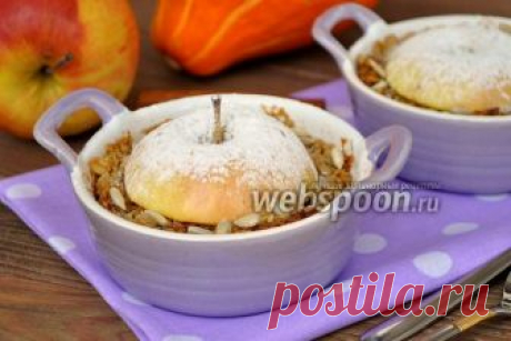 Геркулесовый крамбль с яблоками и семенами рецепт с фото, как приготовить на Webspoon.ru