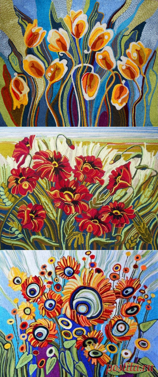 Всегда хранила остатки нитей… Но теперь превращаю их в шедевры — Мир интересного