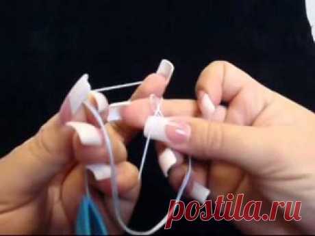 Frivolite-Tatting Lesson 13 - single-shuttle split ring