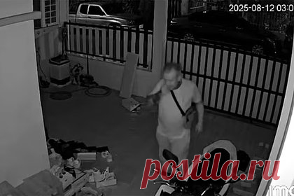 Брошенный тайкой турист разгромил ее дом среди ночи и попал на видео