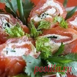 Закусочные рулеты из КРАСНОЙ РЫБЫ (6 рецептов)