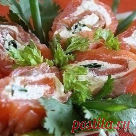 Закусочные рулеты из КРАСНОЙ РЫБЫ (6 рецептов)