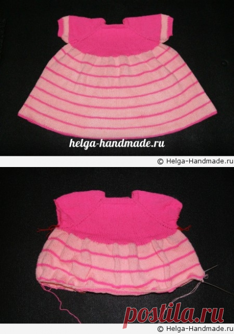 Как связать платье для девочки своими руками, мастер-класс