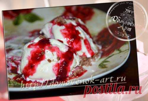 Вкусное домашнее мороженое, рецепт без яиц - Домовёнок-Арт