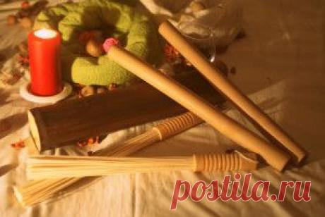 Бамбуковые палочки для массажа