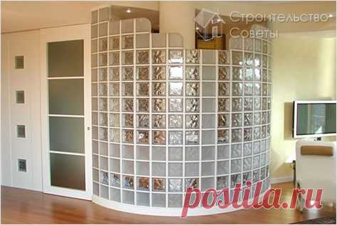 Как установить стеклянные блоки