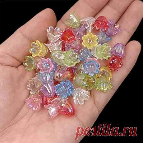 Бусины в форме ландыша, 20 шт | AliExpress