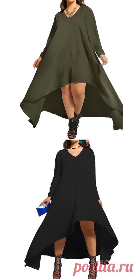 dress cap Picture - More Detailed Picture about L/XL/XXL/XXXL 2015 Fashion Women Long Sleeve Dress Spring Autumn Chiffon Loose Irregular Hem Maxi Long Dress Plus Size Vestidos Picture in Dresses from Romeo &amp; Juliet Clothes Store | Aliexpress.com | Alibaba Group