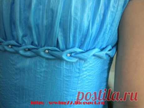 Буфы из лент